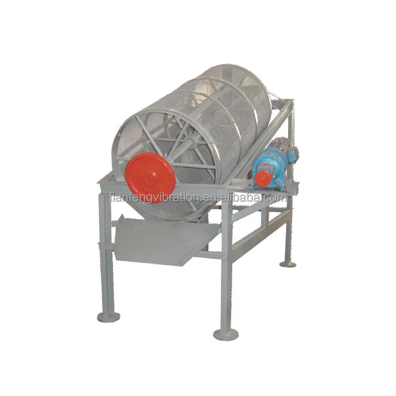 Sift Compost Screening Machine Equipment Rotary Roller Sieve Screen