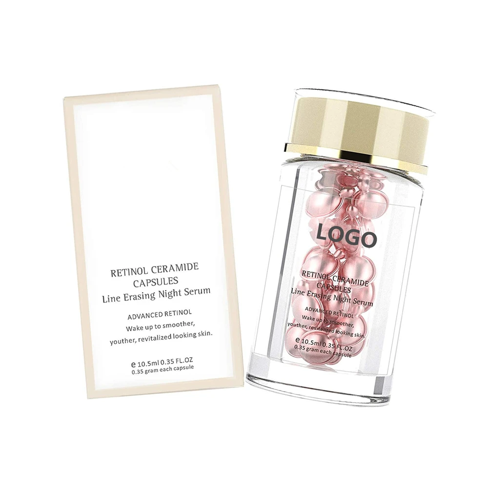 High Quality Retinol Ceramide Capsules Line Erasing Night Serum
