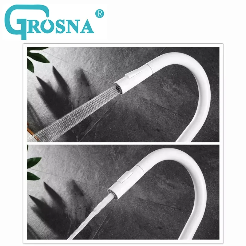 Modern 304 Stainless Steel Kitchen Sink Water Gold Black Brushed Color Pull Out Smart Touch Sensor Kitchen Faucet - Buy Kitchen