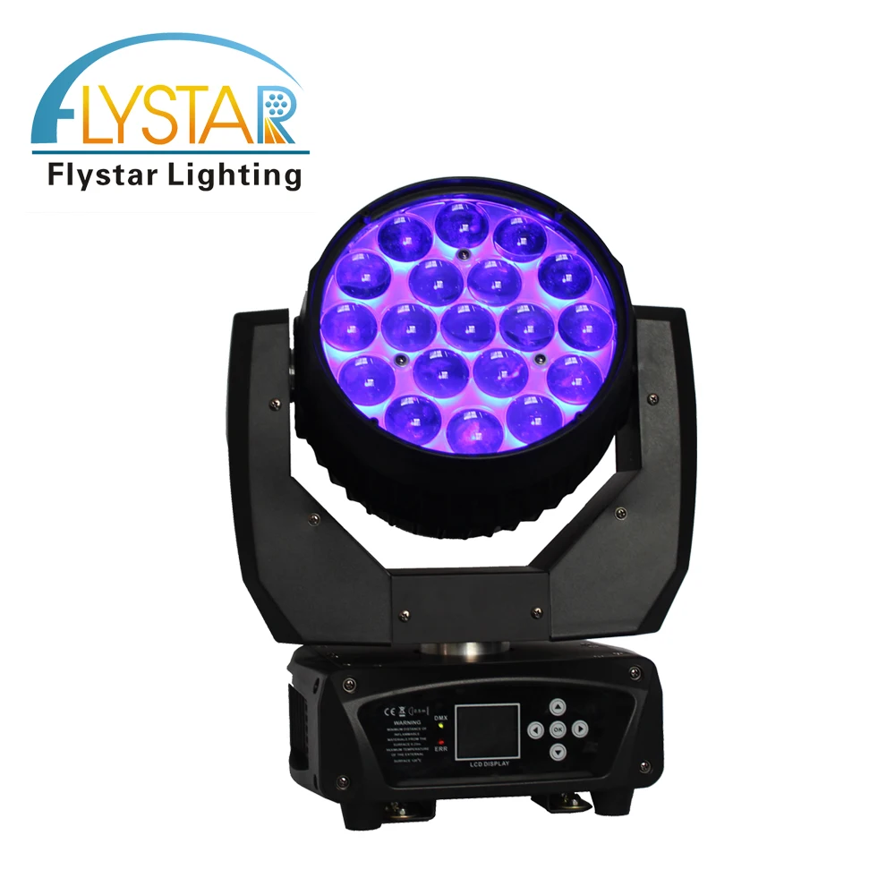 Pro light Mac Aura 19 шт. 15 Вт RGBW LED Wash Beam Zoom движущаяся
