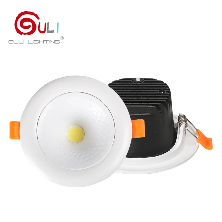 Factory price wholesale  Indoor Lighting 5w 7w 12w 18w Round ceiling  Cob 3d Led Spot Light