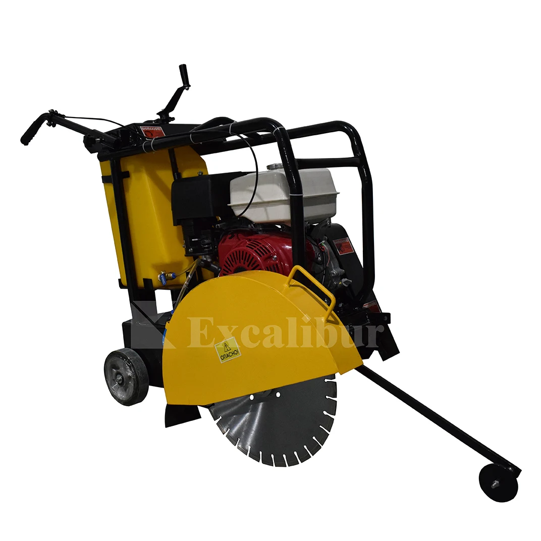 Excalibur Petrol Walk Behind Fast Cut Concrete Cutter Concrete Wet Saw