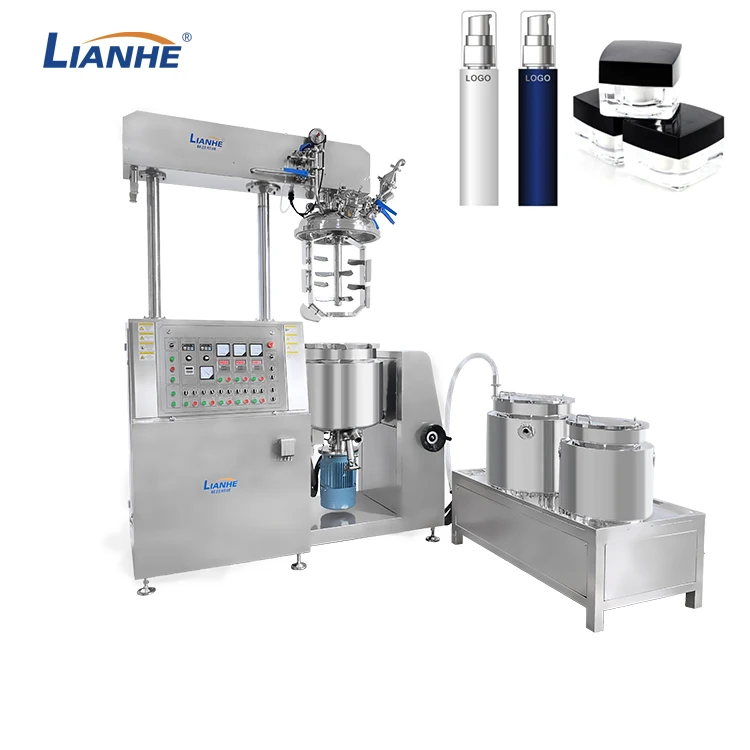 Steam or Electric Heating Shear Vacuum Emulsifier Mayonnaise Cream Making Machine Pharmaceutical Cosmetic Mixer Machine
