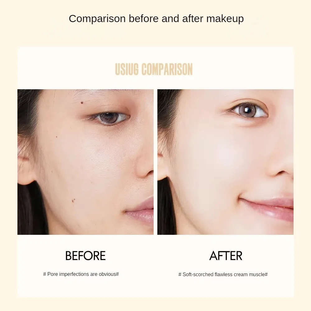 New arrival 2024  cosmetics cushion foundation CC cream Private label makeup foundation face whitening bb cream for women beauty