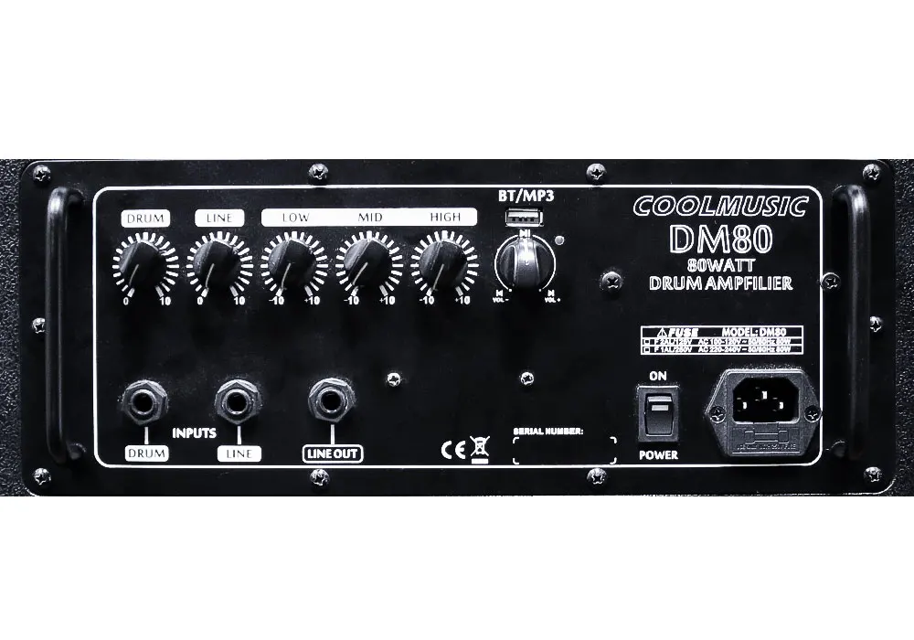 Chinese Factory Supply Big Power Personal Monitor Amplifier Electronic Drum Sets Amplifier Keyboard Speaker 80W with 2 Input