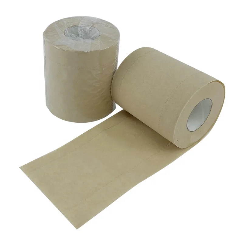 Bamboo Toilet Paper Wholesale Manufacturer Cheap Price Unbleached Bathroom Toilet Tissue Paper