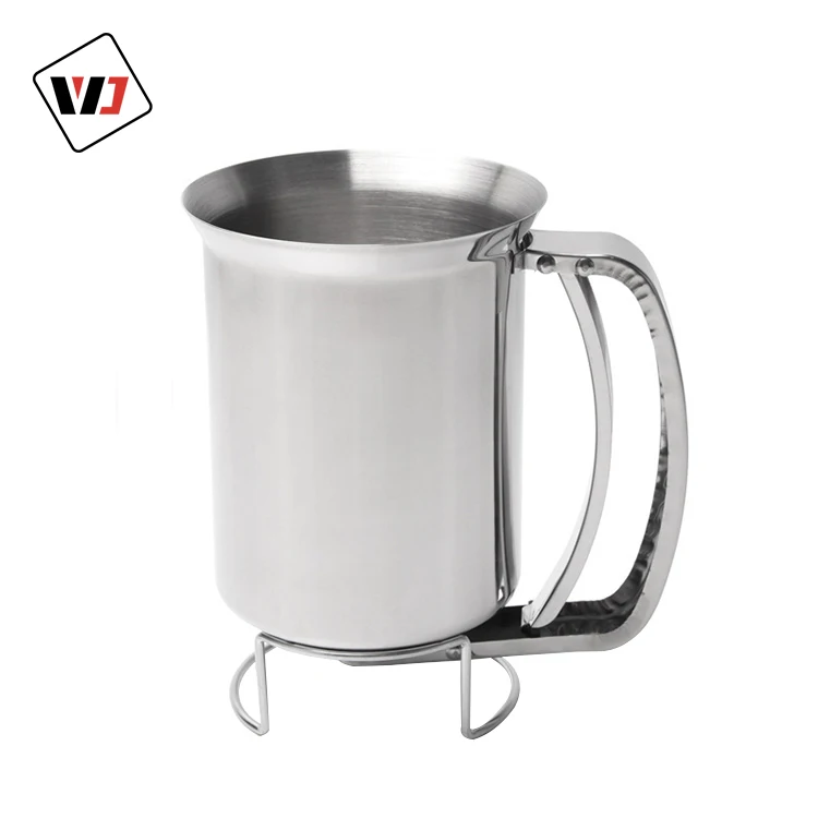 
Whosales stainless steel material batter dispenser puff normal model base support batter dispenser 