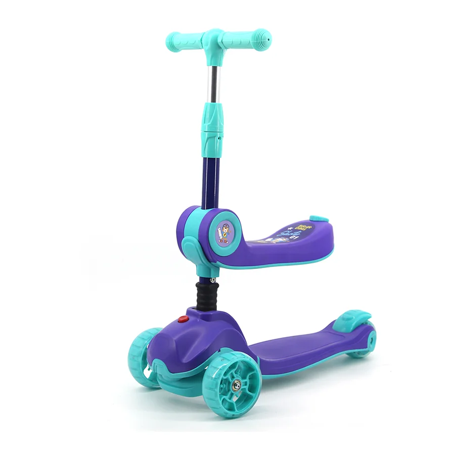QIYI Trick Scooters 3 wheel adult kick scooter/2020 new 5 in 1 kids kick scooter with seat/foldable mini baby scooter scooty