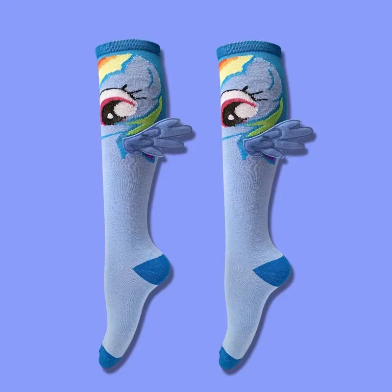 Лидер продаж на Amazon, повседневные носки lapisbee для девочек, милые забавные носки с ангельскими крыльями
