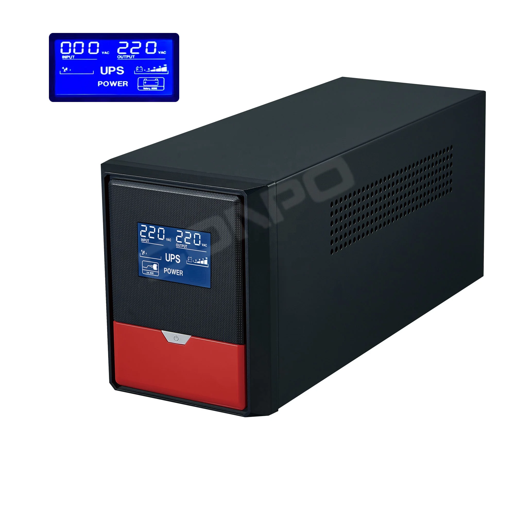 PK2000B 2000VA/390W, in-built Battery 7AH/12V*4, Offline UPS/Line interactive UPS 110V/220V, with Surge etc. full protections