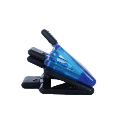 Wholesale plastic magnetic memo clip strong refrigerator magnet small square clip paper clip