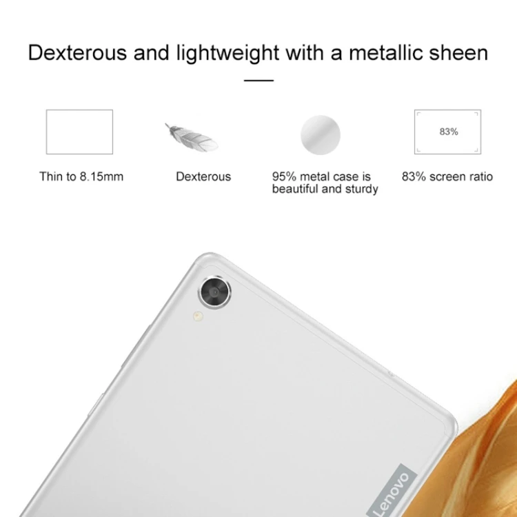 Lenovo Tab M8 TB-8705N 8.0 inch 4GB RAM 64GB ROM Android 9.0 Pie Helio P22T Octa Core Tab M8 Tablet