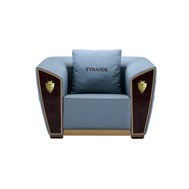 Modern Furniture Living Room Sky Blue Sofa Set Designs Sofa Furniture Sectional Sofa