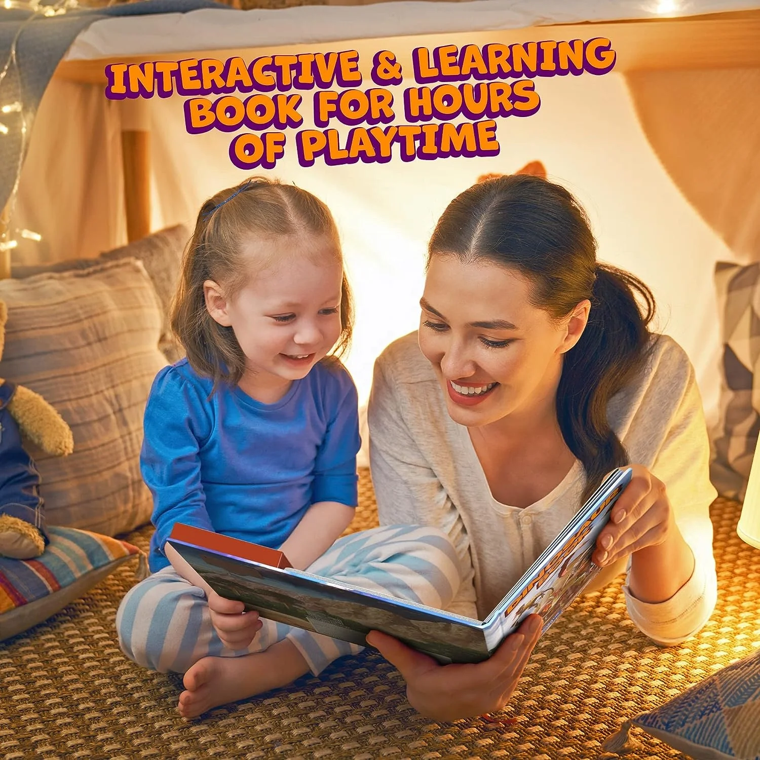 Dinosaur Book with 30 Species Facts Names and Realistic Sounds for kids learning