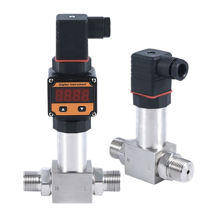High-precision digital display air pressure transmitter differential pressure sensor 4~20mA/RS485