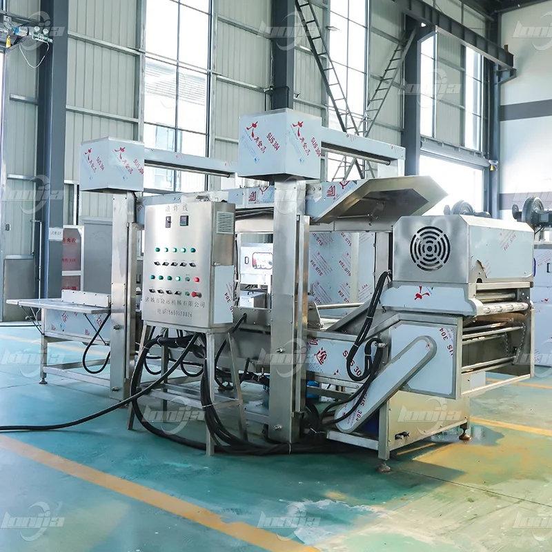 XLJ автоматический непрерывный конвейер для закусок жарки пищевых продуктов