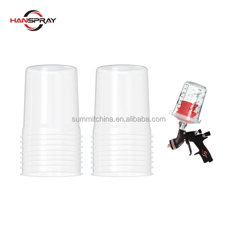 Wholesale automotive paint measuring cup paint gun cup 400ml spray gun paint disposable cups