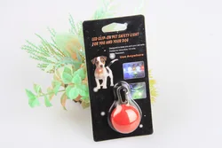Multi-Colors 3 Beads LED Pet Lights Pets Pendant Clip Light LED Pet Dog Pendant for Night Walking