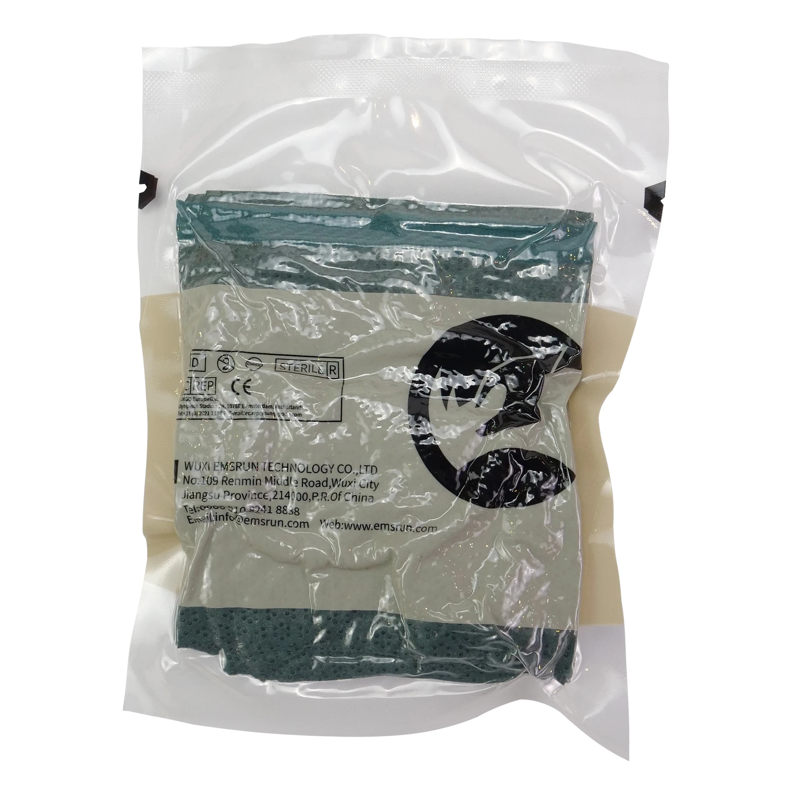 Rhino Rescue Medical Emergency Bandage First Aid Survival Combat Cravat Triangular Bandage Green White Non Woven