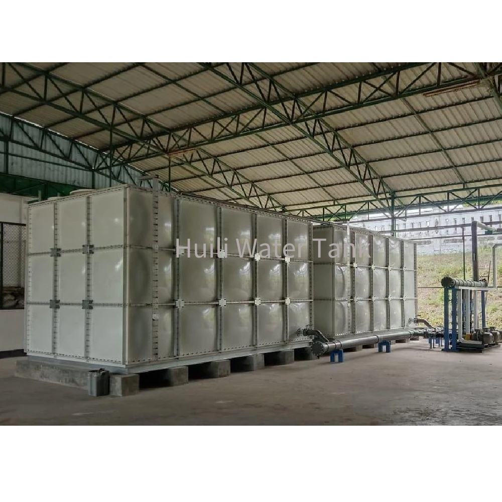 SMC GRP Fiberglass Drinking Water Tank Price Water Treatment Machinery Fibre Glass FRP Hot Large Water Tank