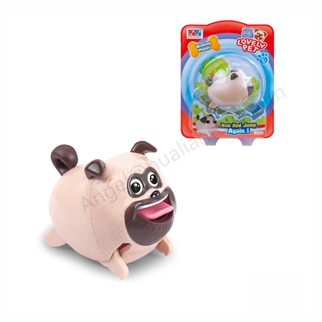 Детские игрушки электрическая Милая пластиковая собака маленький размер на батарейках ходячая