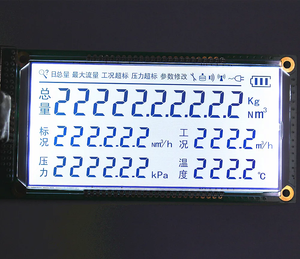 Заводская 7-сегментный ЖК-дисплей модуль