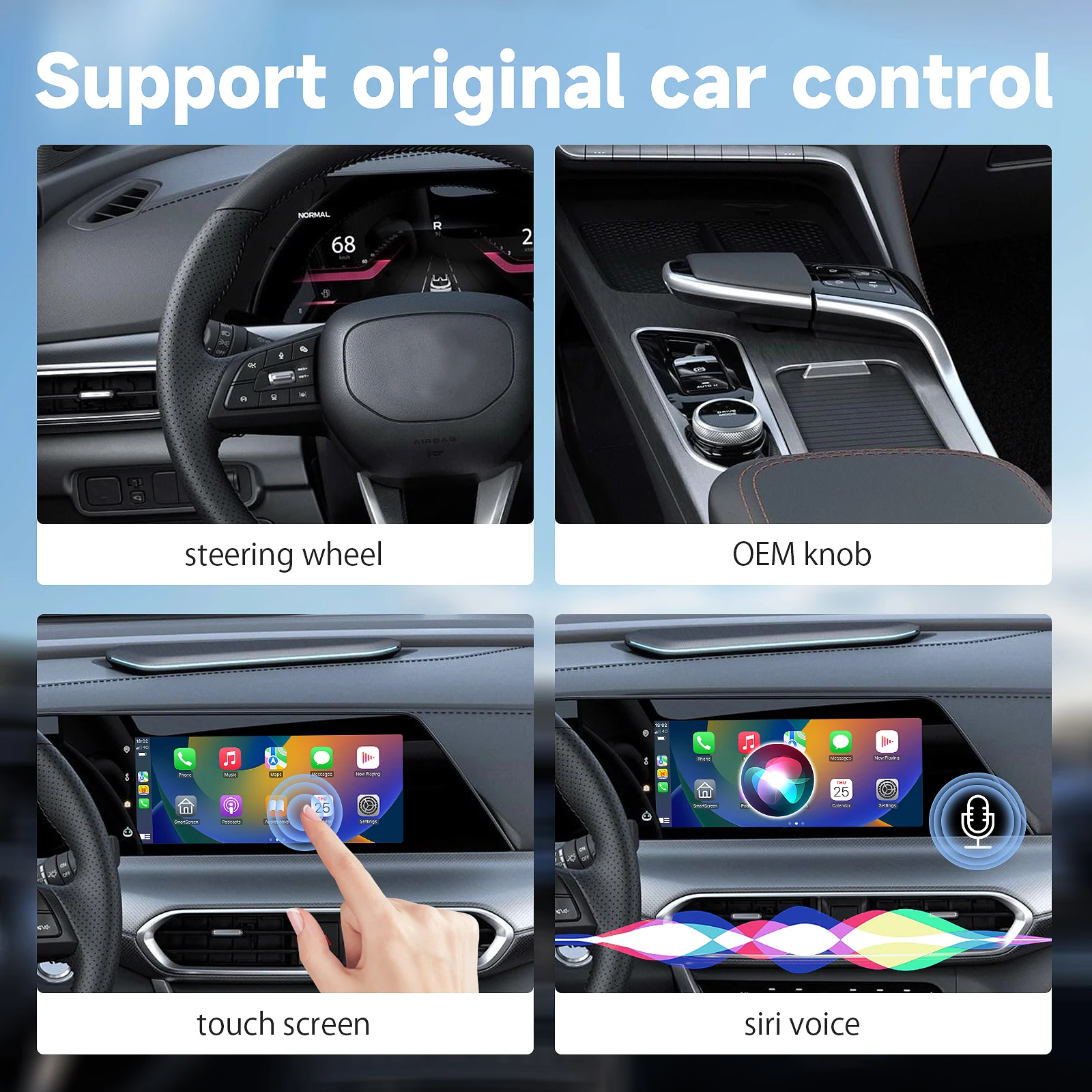 C1-CP Car Play Smart Ai Box Wireless CarPlay Adapter for iPhone CarPlay AI smart box