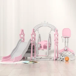 Feelbaby Wholesale Toddler High Quality Indoor Baby Plastic Sliding Toys Kids Slides For Children Playground And Swing Play Set