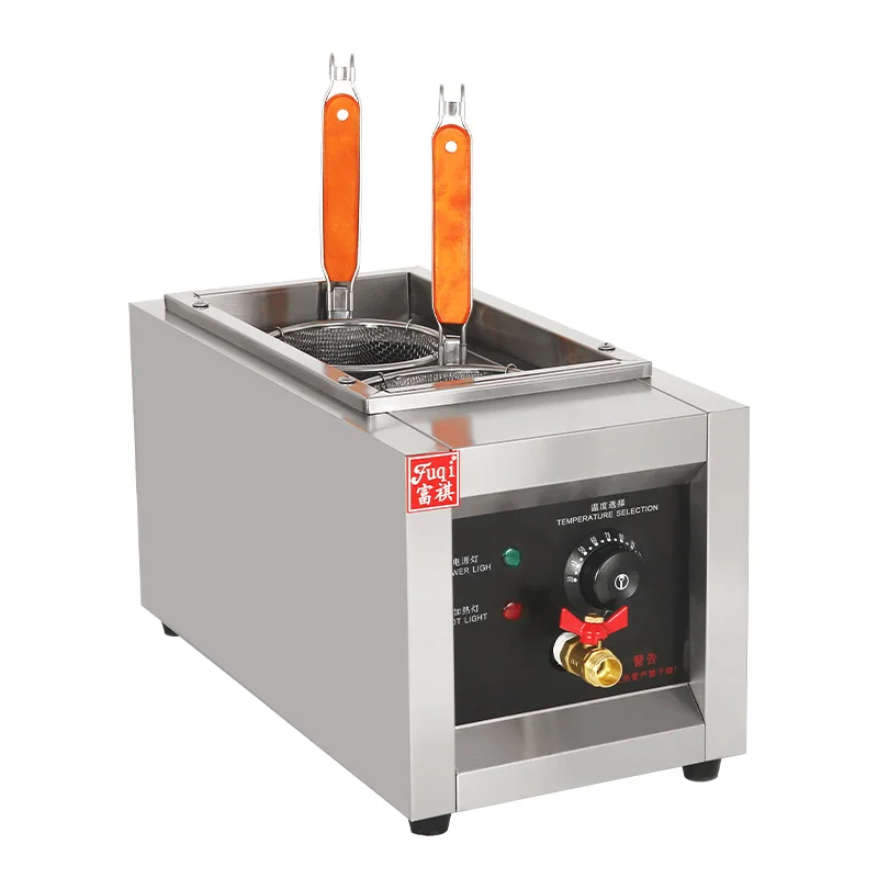Fuqi Stainless Steel Pasta Cooker Electric Pasta Maker Two Hole Noddles Machine For Commercial Use