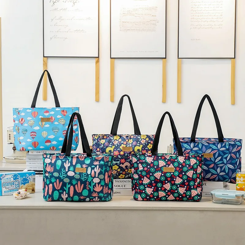 New Design Fashion Large Capacity Lunch Cooler Bags for Food Portable Waterproof Insulated Thermal Bag for Picnic