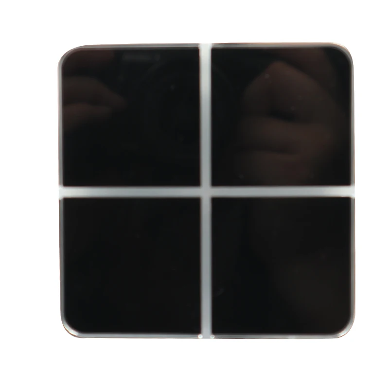 Wholesale metal panel KNX Smart Automation System Smart Home Hotel Wall Switch Intelligent Silver 8 Push Button Panel