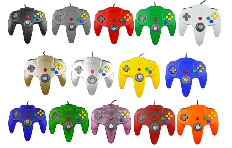 14 цветов для N64 контроллер панель управления Nintendo 64 консоли