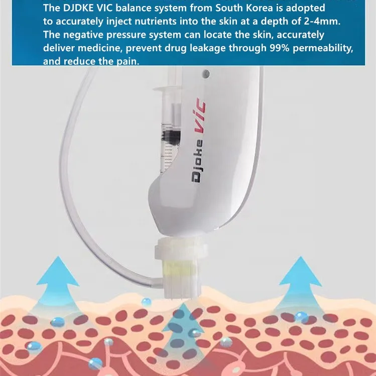 Korea skin white lightening injection meso gun injector needle botoxin injection for face mesotherapy dermatology equipments