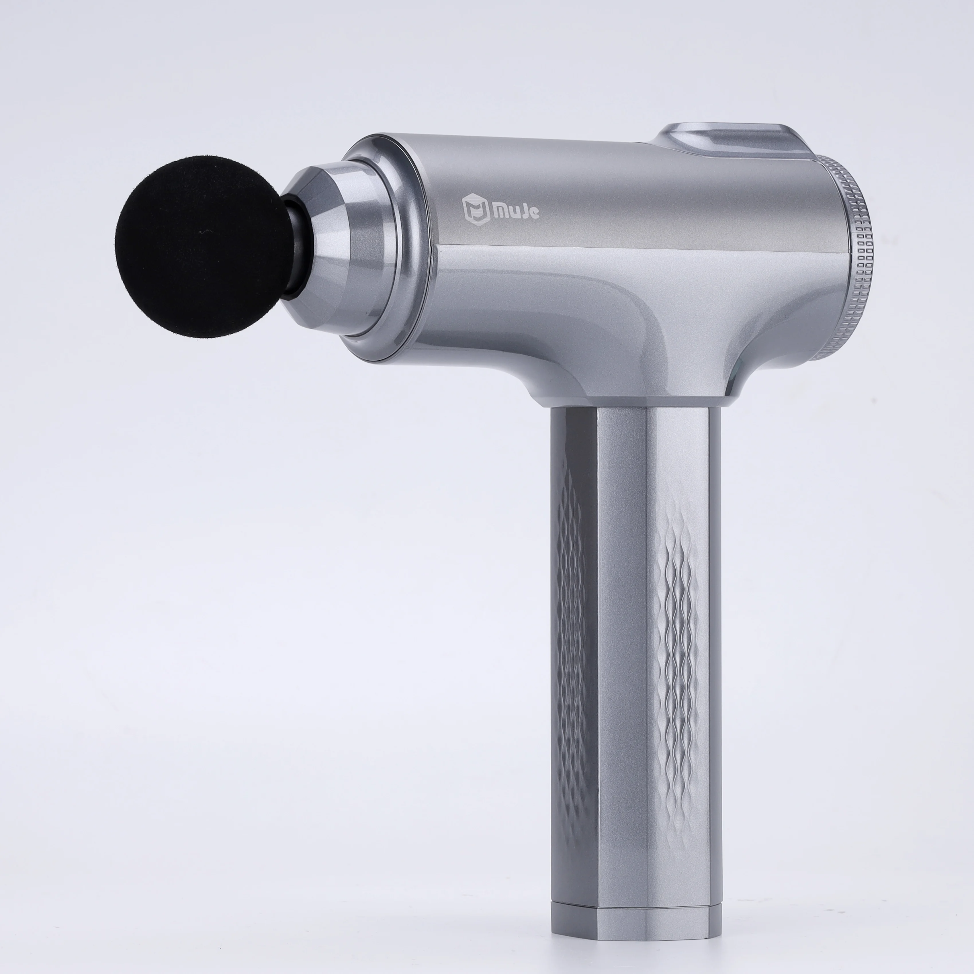 Manufacturer massage gun 6 Heads Digital massage gun Mini Handheld Electric Body deep Massager Sports Drill fascia gun