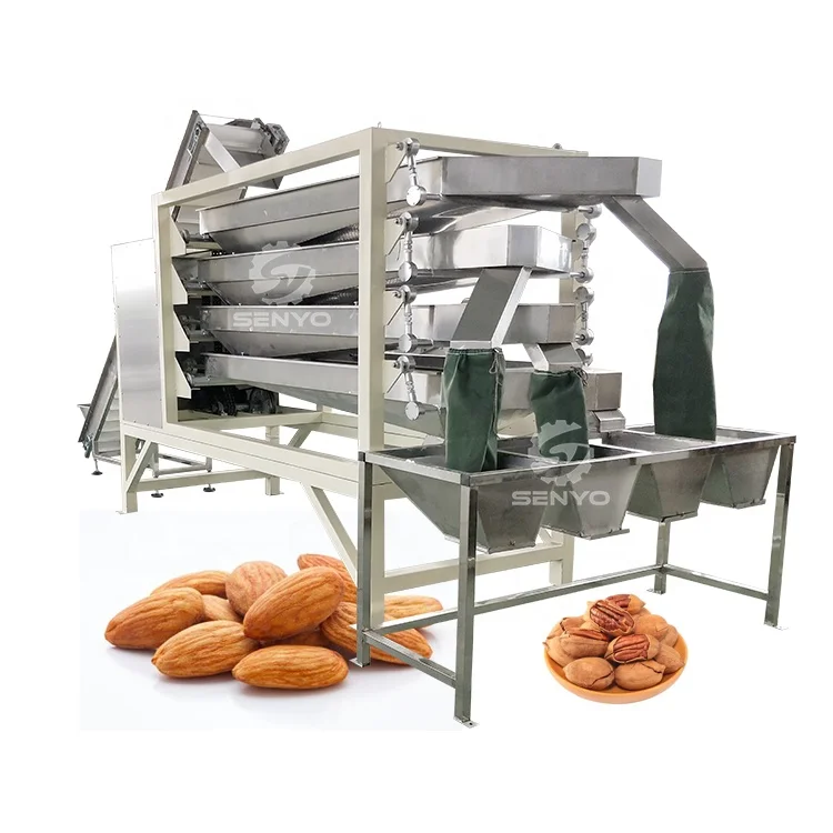 Hot Sale Grain Nuts Screening Machine Peanut Vibration Grading Sieving Machine with Best Price