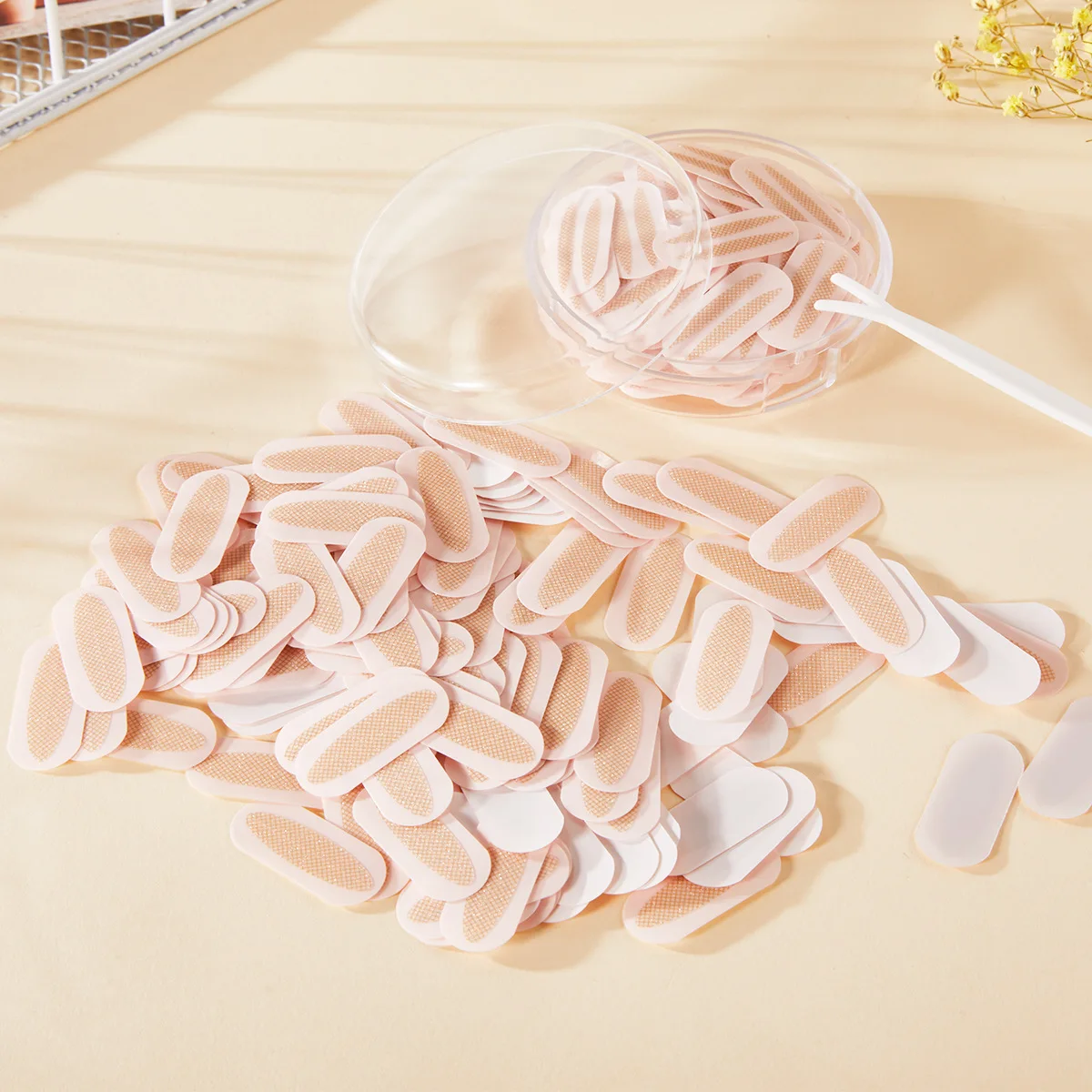 2021 Latest Design Natural Lace Super Invisible Portable Double Eyelid Stickers/Tape for Makeups