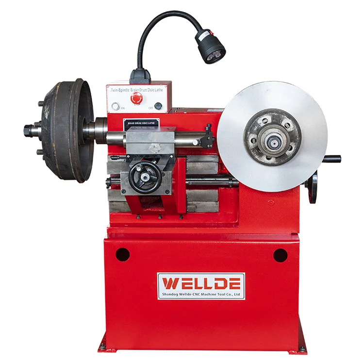 WELLDE Brake Discs And Drums Rotor Cutting And Grinding Lathe Machine T8445