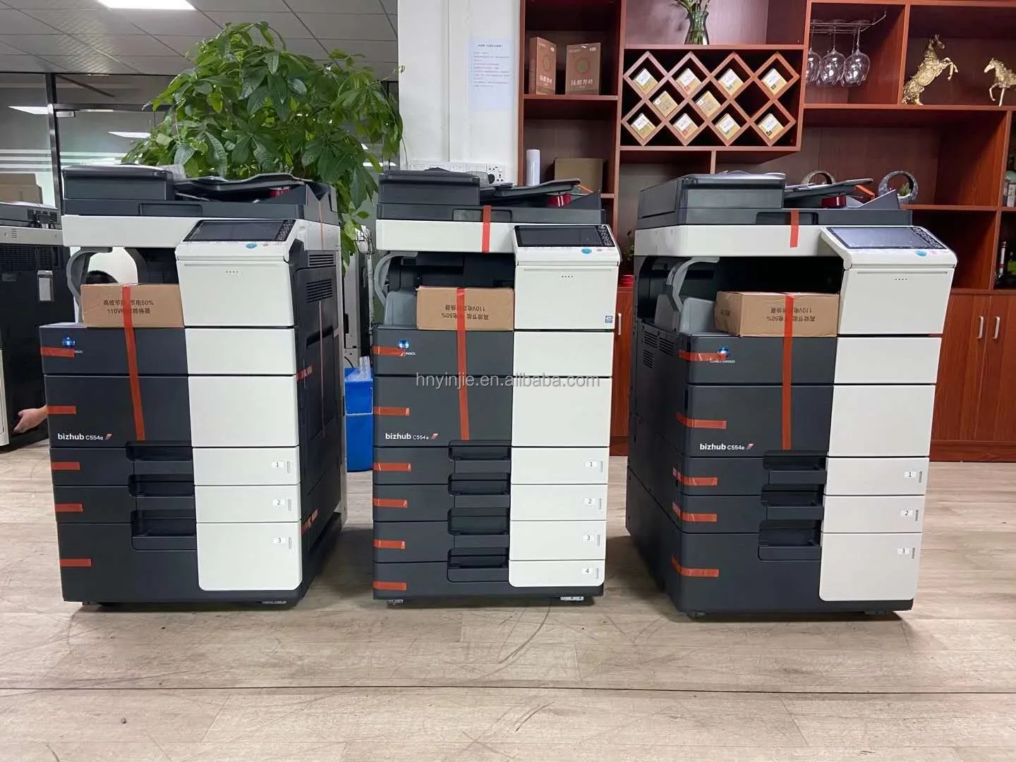 Сканер для принтеров и фотокопировальная Машина Б/у Konica Minolta BHC554 фабричные офисные все-в-одном принтеры