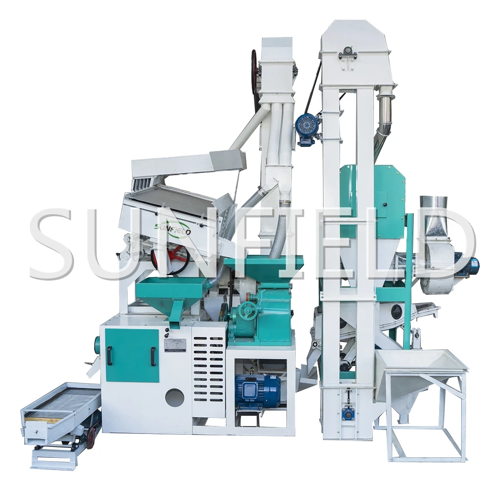 hot sale best selling compact rice mill mini 1000kg per hour combined 20 tons rice milling machine for sale