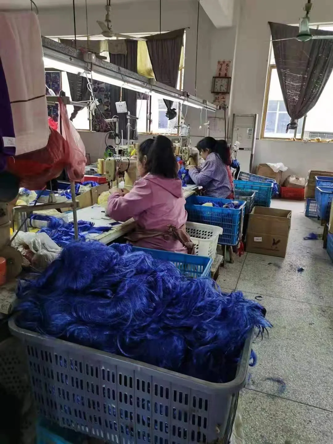 NEWLOOK22 inch colorful three-strand braid box braid 22 chemical fiber crochet braids hair extension wig