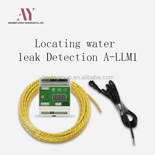 Location water leakage detector, leak detector controller, 4 core leak sensor A-LLM1