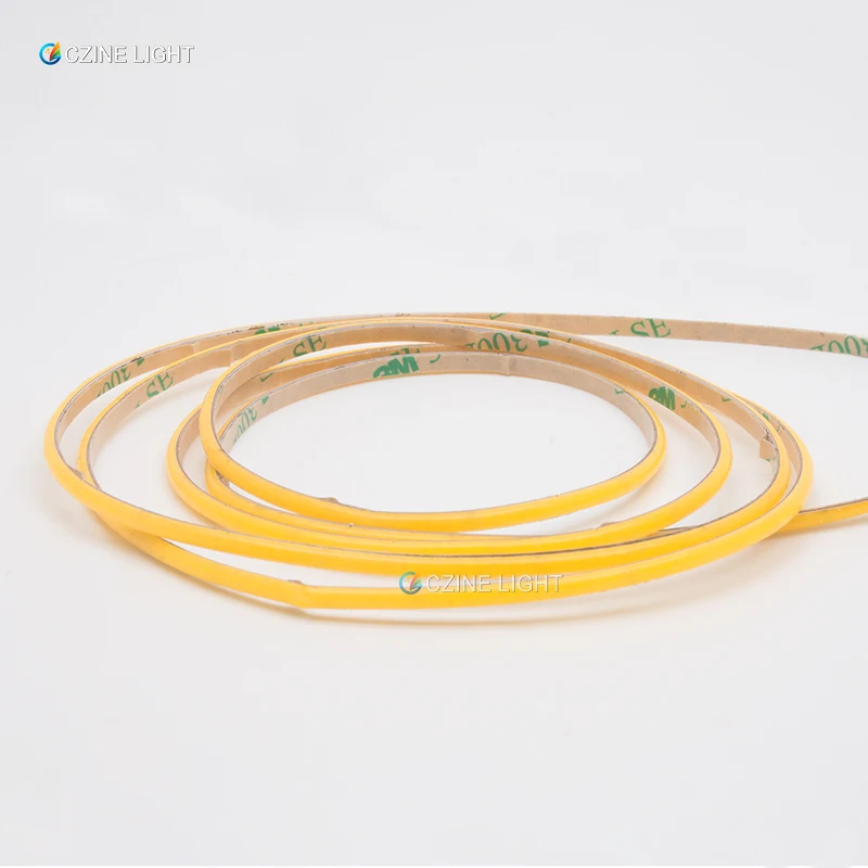 Super Fine Thin Linear Flexible LED Bar Ribbon Tape for Room Decor Lights House Night Lamp 3mm FOB 12V COB LED Strip Light