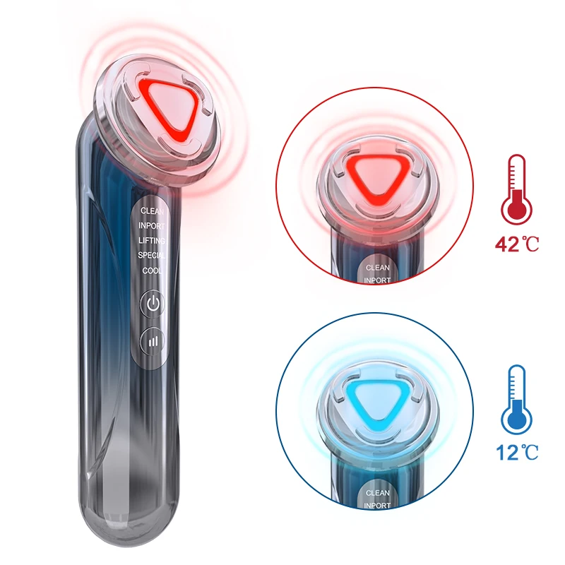 Newest rf facial wrinkle remover skin tightening personal face care ems functions portable photon multifunctional beauty device
