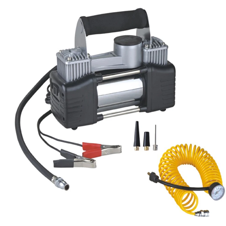 150 PSI Heavy Duty Cigarette Lighter Plug 12 V Electric Car Air Compressor With Nozzle Adapter