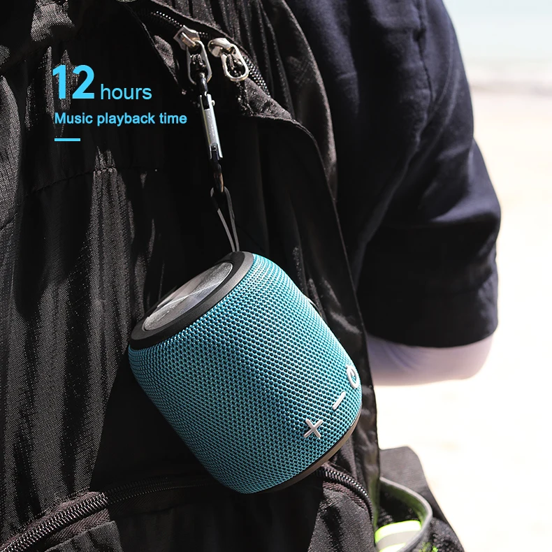 M7 Portable Speakers IPX7 Waterproof Portable Speaker with TWS Wireless for Bike Kayak Pool Beach Outdoor