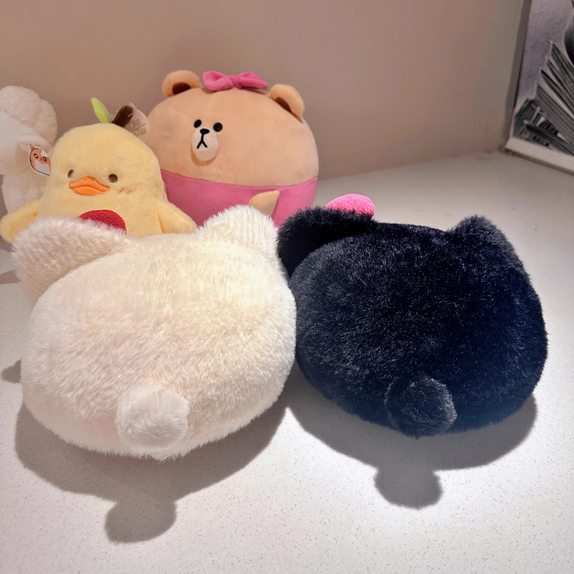 Botu new Christmas gifts cute kitty plush hat kawaii anime cartoon kitty sweet Autumn Winter Warm Soft Girl gifts Plush Bonnet