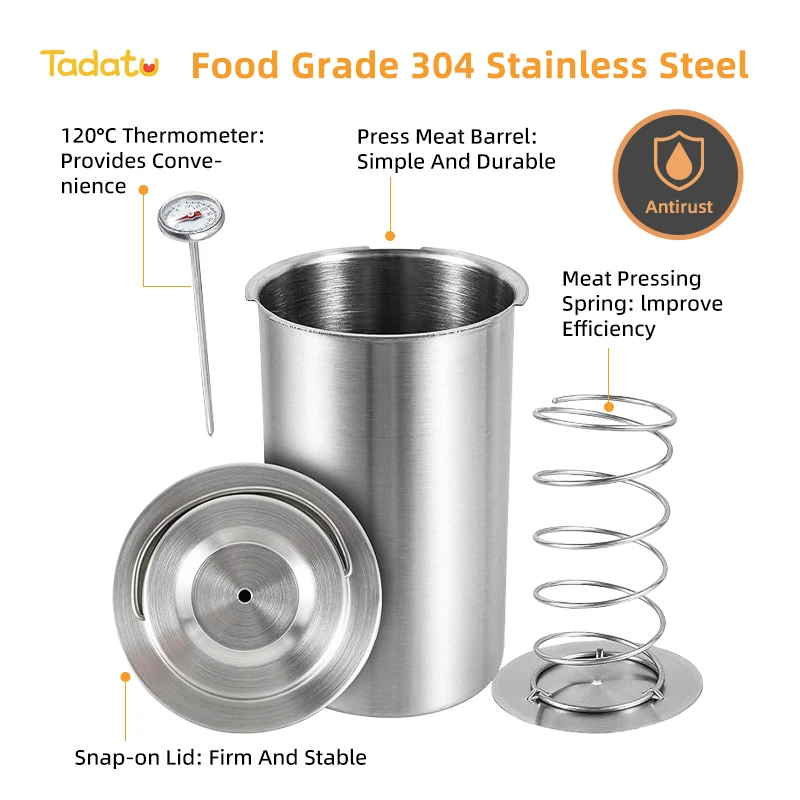 Stainless Steel Ham Meat Press Tools Meat Press Ham Maker for Making Ham