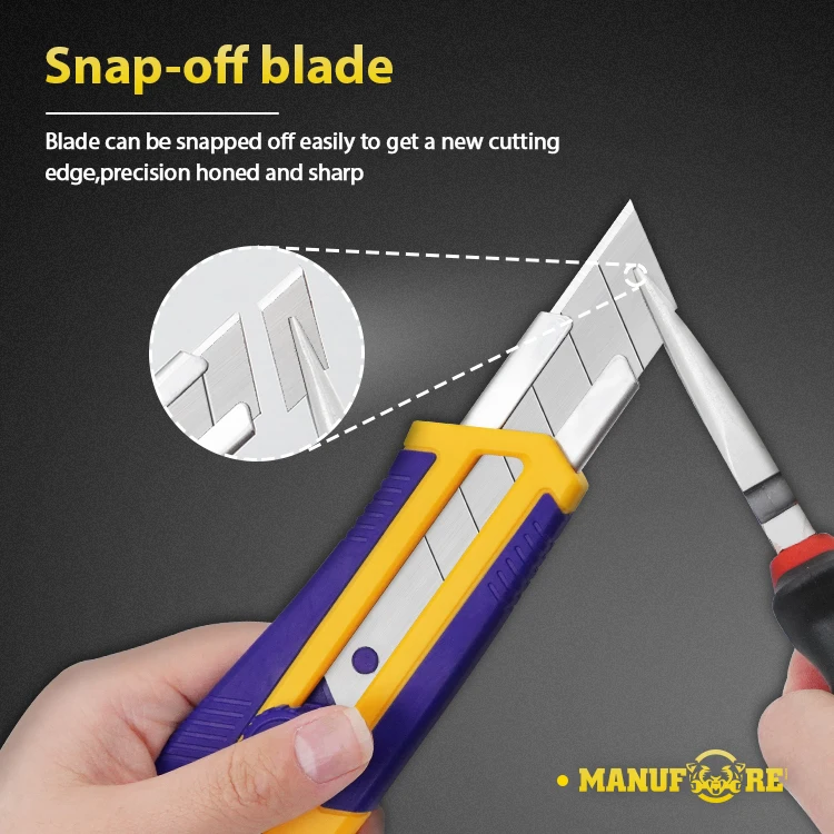 Self-locking Paper Cutting Knife SK5 Blade Utility Knife Retractable Utility knife