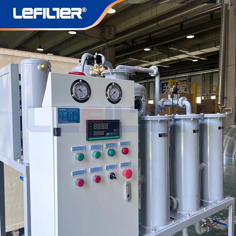 Mobile Vacuum Oil Filter Dehydration Degassing Oil Purifier Cart for Steel Cement Ship Building Plant