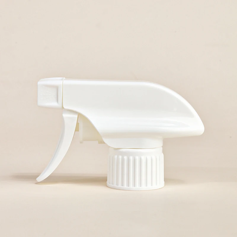 Sunnature Plastic White Trigger Sprayer 28/410 For Bottles Reusable Square Guns Handy Spray Flat Pump Guns